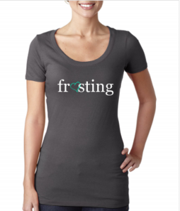 FrostingT-shirtScoopNeckGray