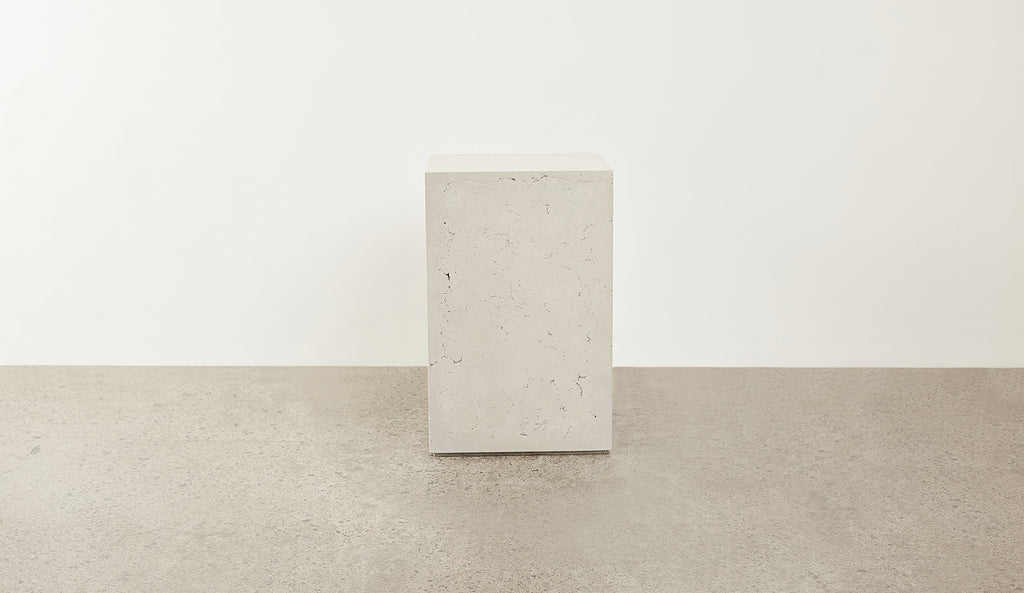 N E W | Hand-pressed concrete plinth - Small – SLABS by Design