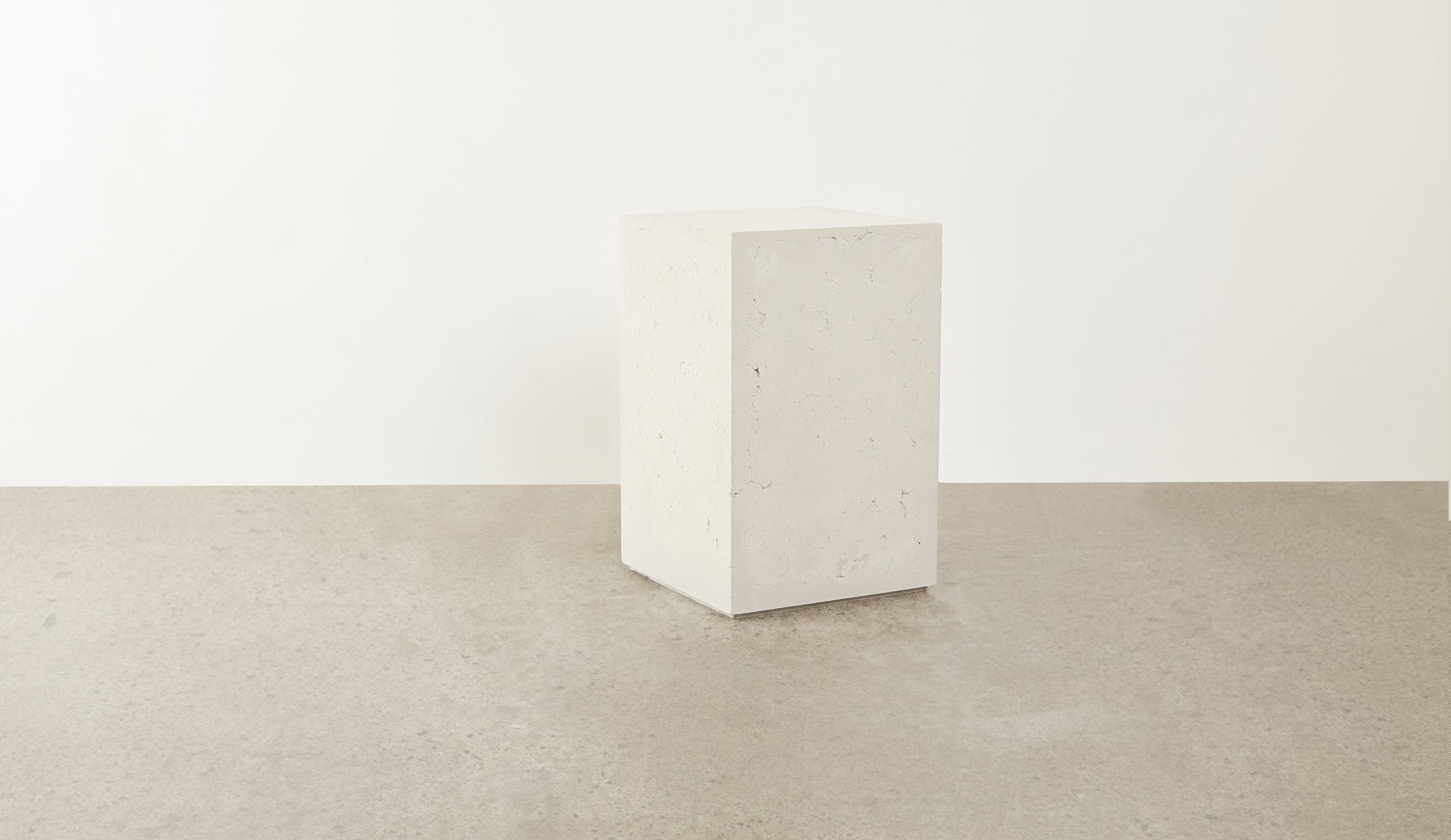 N E W | Hand-pressed concrete plinth - Small – SLABS by Design