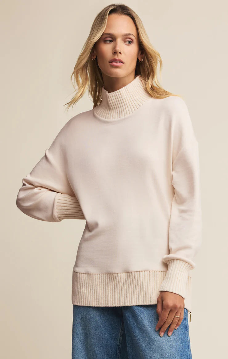 Z Supply Sable Rib Sweatshirt