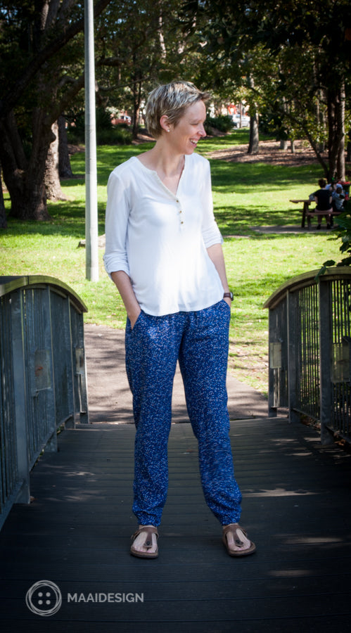 Hudson pants in rayon fabric - MaaiDesign blog