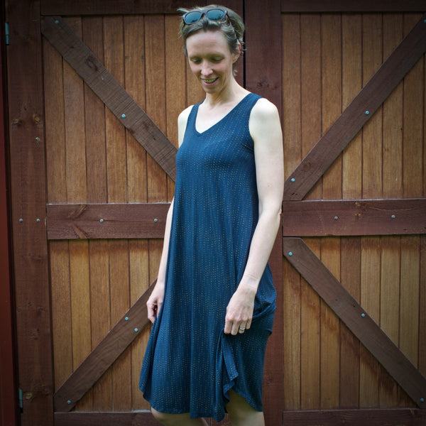 Pony tank in modal jersey, pattern by Chalk and Notch