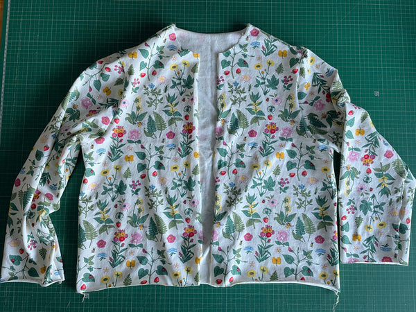 How to line the Frida jacket by Fibremood