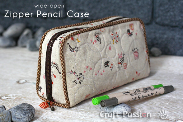 zippered pencil case