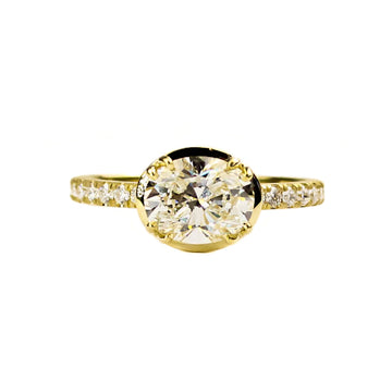 SIGNATURE PRONG RING WITH ASSCHER DIAMOND – Samantha Louise Jewelry