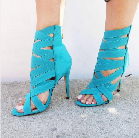 New Women High Heel Sandals Stiletto Ankle Wrap Sexy Summer Shoes – Essish