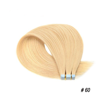 Remy Tape in Human Hair Extensions 16-22 inch Silky Straight PU ...
