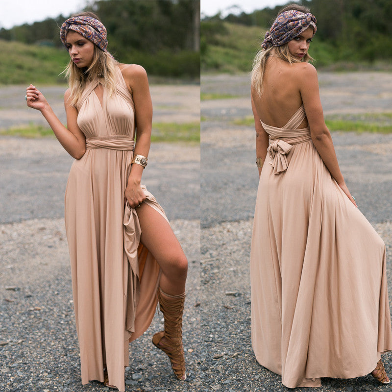 blush sexy dress