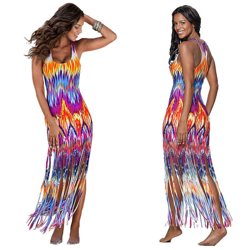 long casual beach dresses