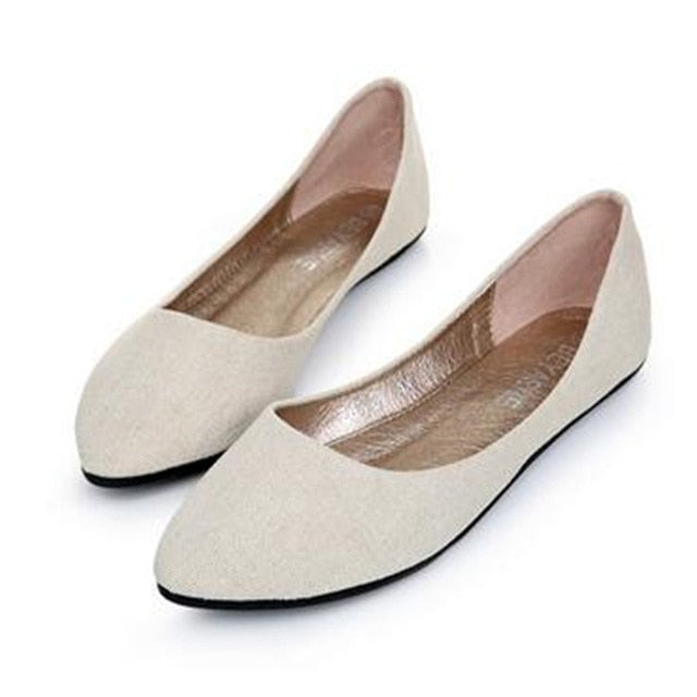 pointy slip on shoes