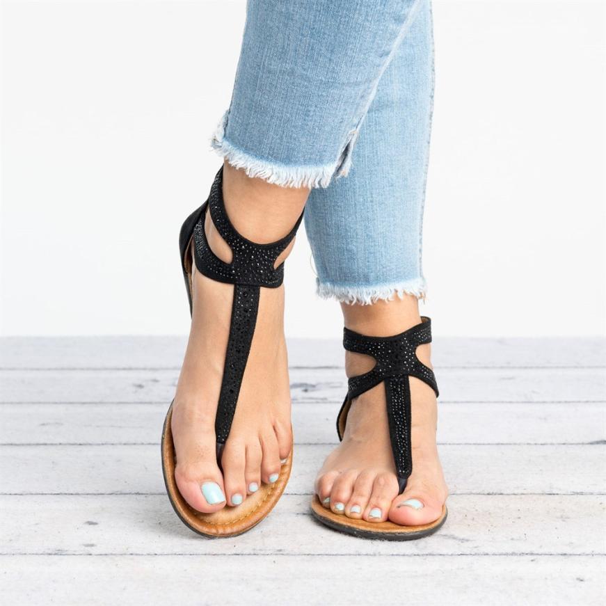 flat flip flop sandals