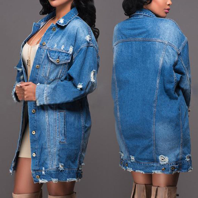 long sleeve jean jacket