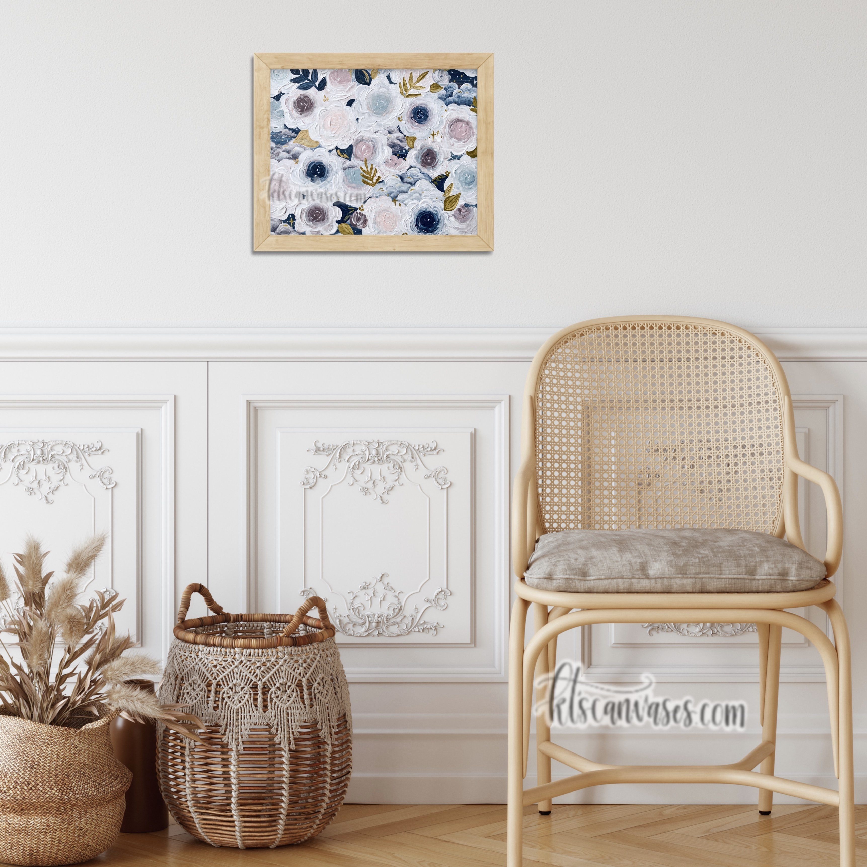 Dreamy Florals Art Print (Horizontal) – KT's Canvases