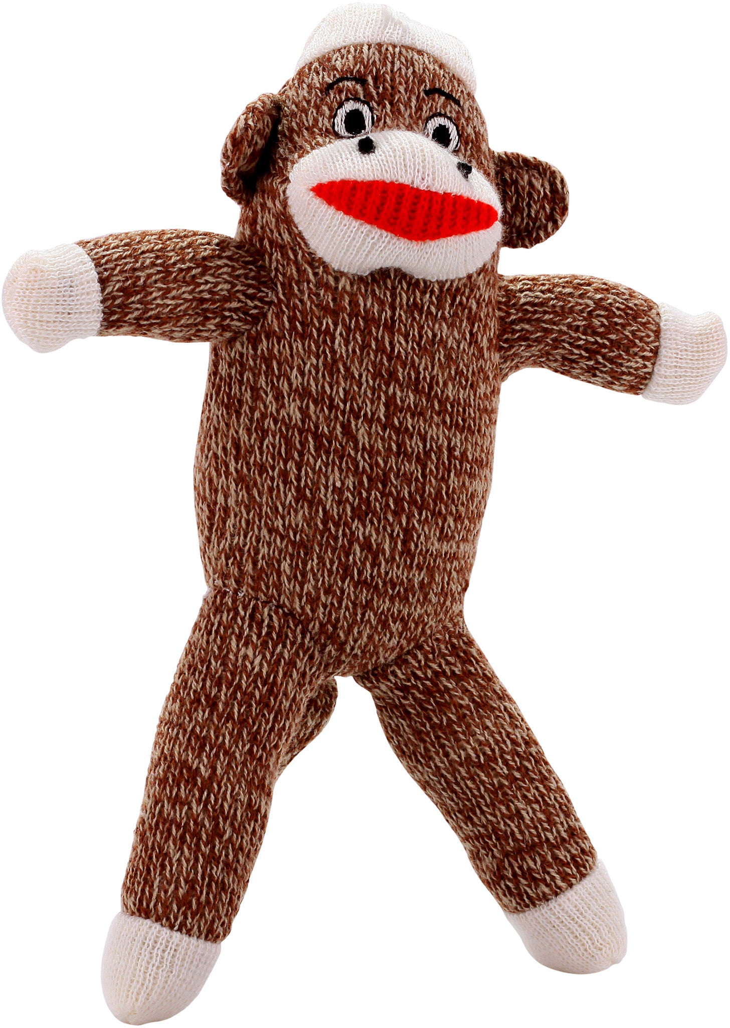 sock monkey dog toy