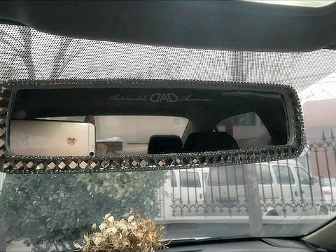 bling car mirror