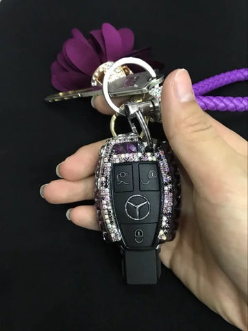 Mercedes Benz Pink Bling Car Key case