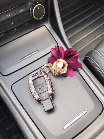 Mercedes Benz Pink Bling Car Key case