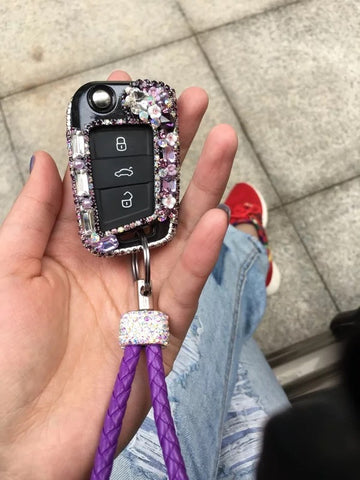 Amazing bling car keychain