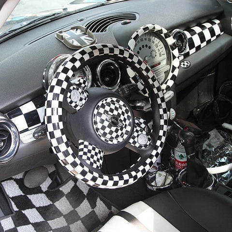 mini cooper checker interior