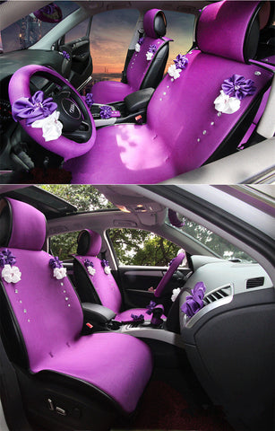 purple girly car accessories