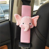 Funny Elephant Grab Handle Cover and Seat Belt Cushion