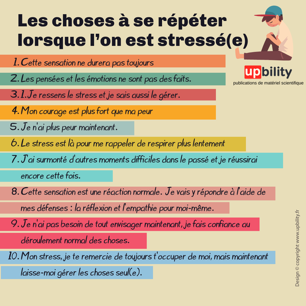 Les choses à se répéter lorsque l’on est stressé(e)