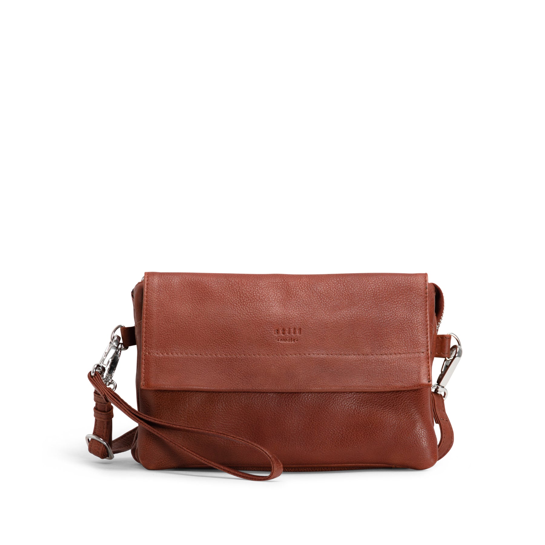 Shop The Arna Medium Sized Leather Cross Body Bag with Braided