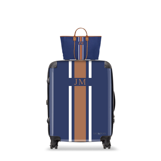 Na Lei - Tan - Cabin Suitcase – LEIOHU DESIGNS