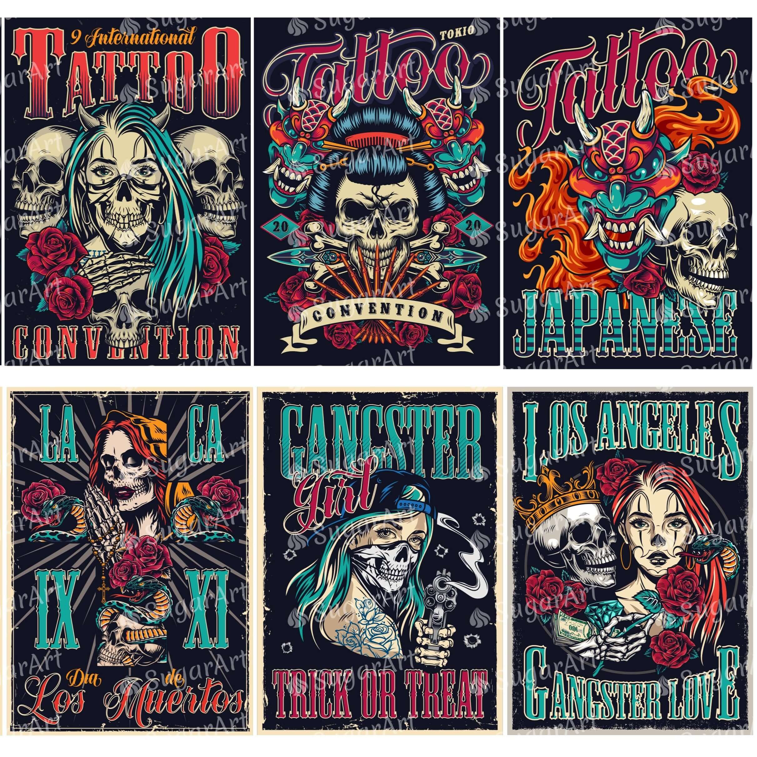 A Large Pack of Halloween Tattoos Pack of 60