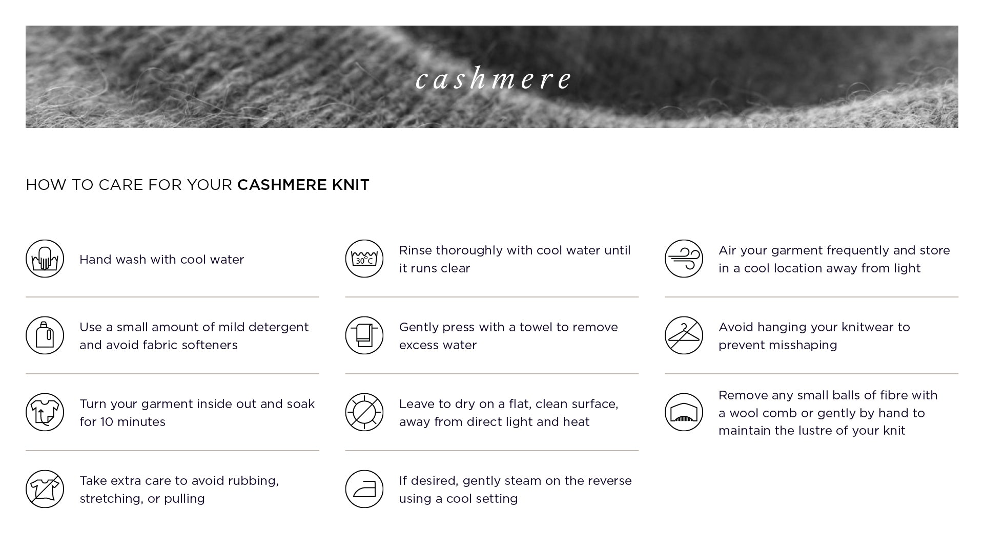 cashmere care guide for washing care