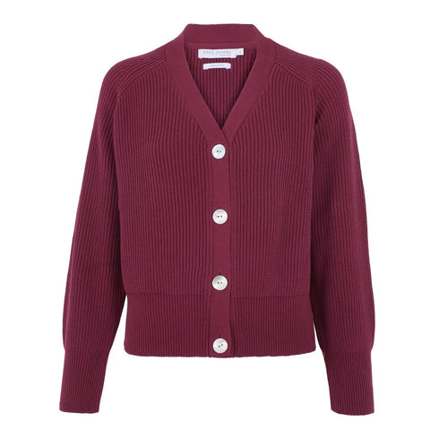 womens oversized cotton knitted cardigan