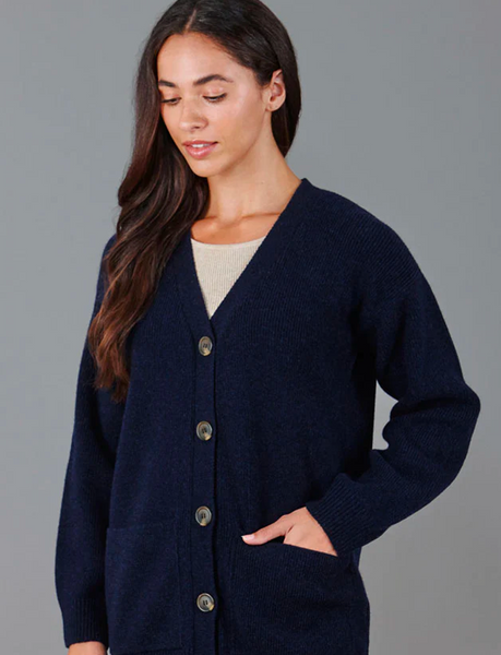 Strickjacke für Damen aus Yorkshire-Wolle