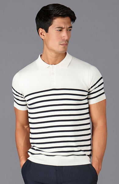 mens striped polo shirt top