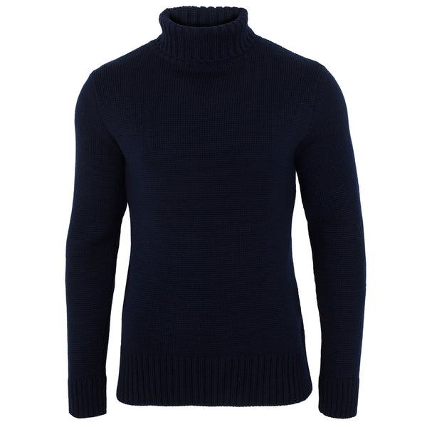 The Fitted Submariner - Roll Neck Merino Wool Jumper – Paul James Knitwear