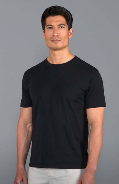Buy The Black Supima Cotton T-shirt For Men's