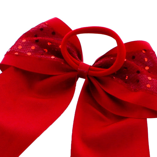 Jumbo Cheer Hair-Bow with Long Tails – My Lello