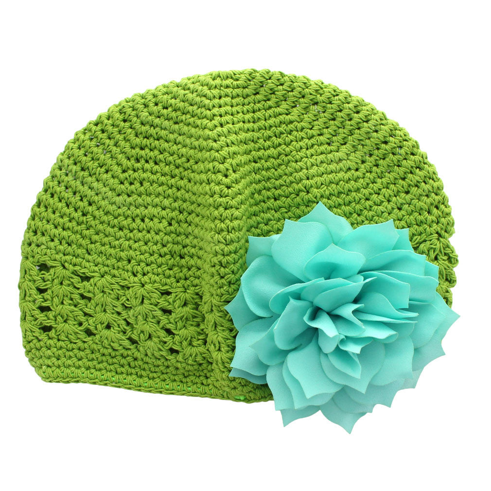 Girls Kufi Crochet Beanie Hat