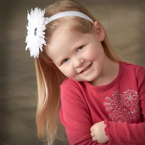 Daisy Flower Headband, Flower Crochet Headband, Flower Headbands by Me –  Accessories by Me, LLC