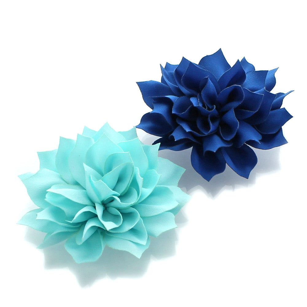 blue hair flowers