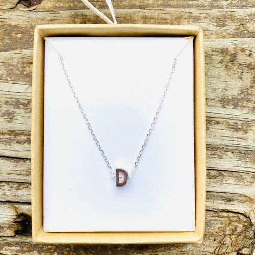 Dainty Initial Necklace, Bridesmaids Gift, Rose Gold Necklace, Bridesmaids  Necklace, gold waterproof Letter Necklace