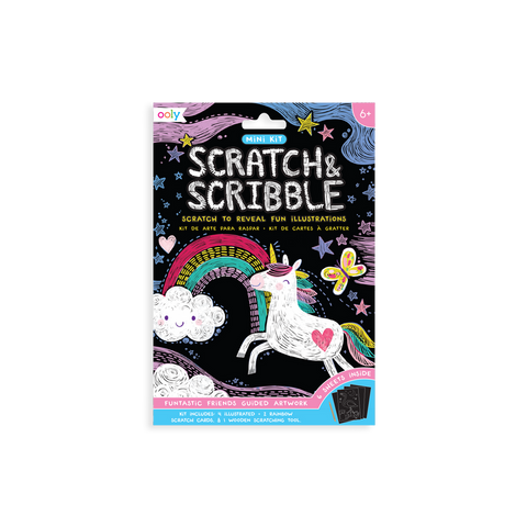 Mini Scratch & Scribble - Funtastic Friends - The Milk Moustache