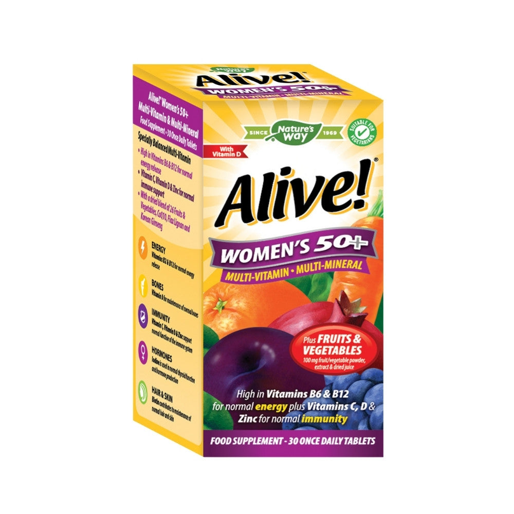 Alive! Women's 50+ Multivitamins and minerals | Nature's Way