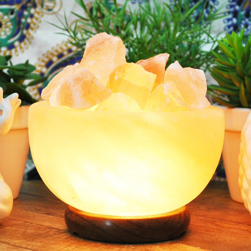 Salt Lamp Bowl Of Fire. Yellow Tree Company