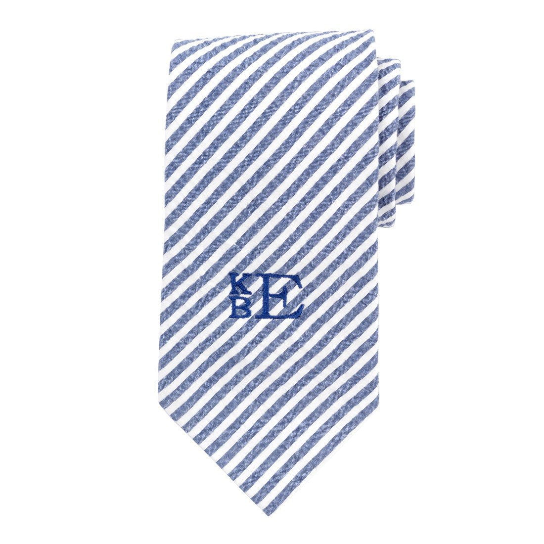 Sigma White Monogram Bow Tie