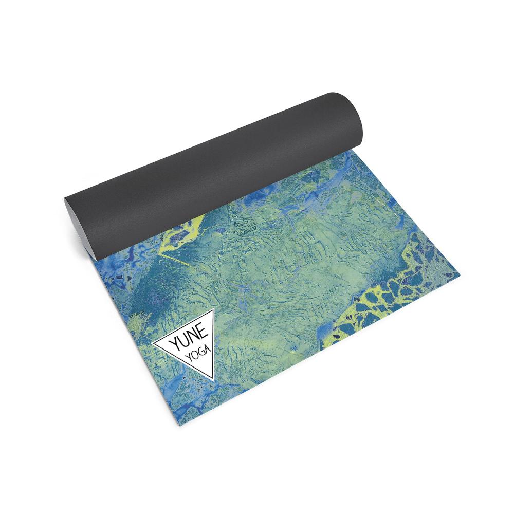 Foldable Suede Yoga Mat Leopard Yune Yoga Travel Mat