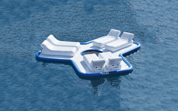Inflatable Floating Island | FunAir Superyacht Toys | FunAir