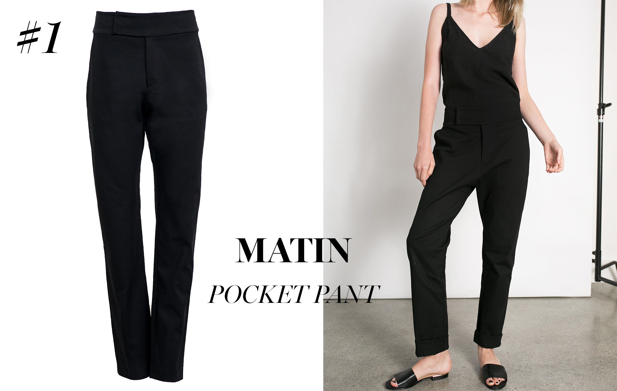 Matin Pocket Pant from The UNDONE