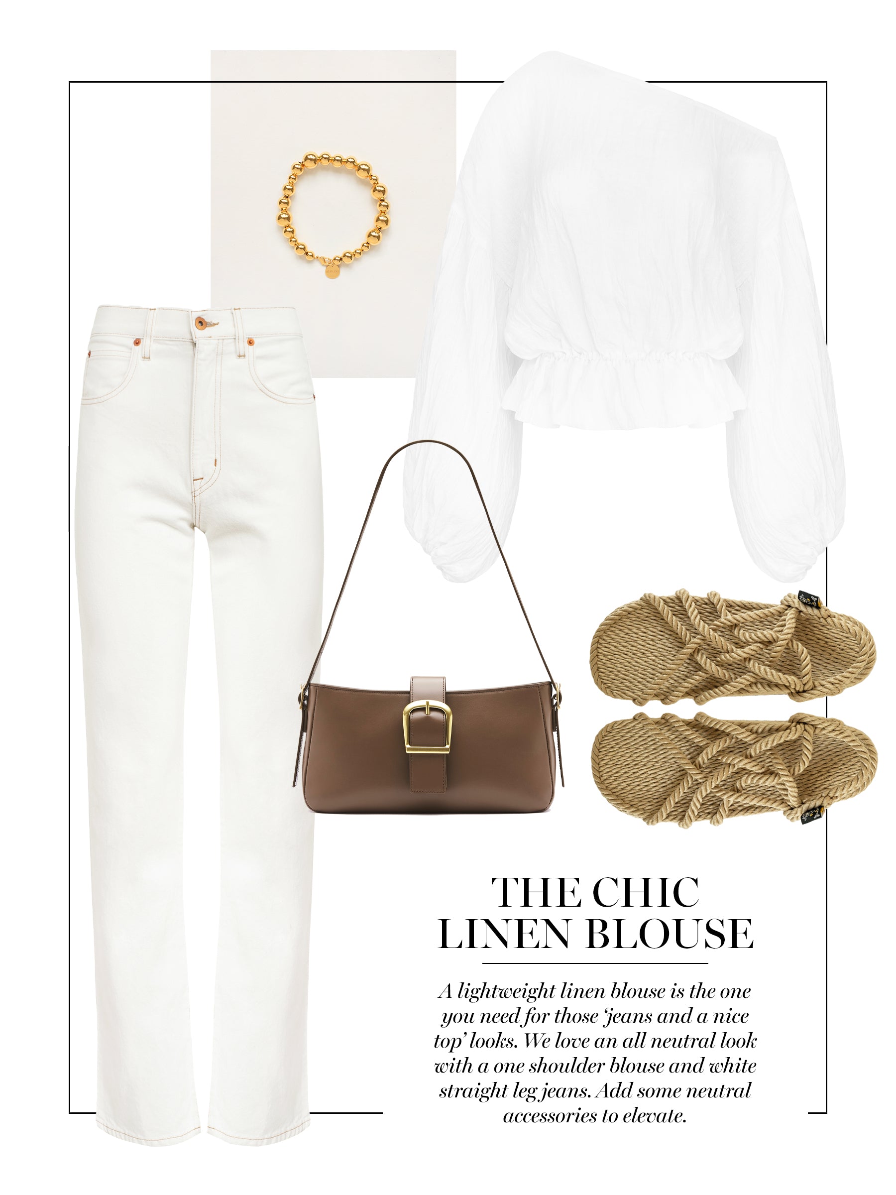 The chic linen blouse