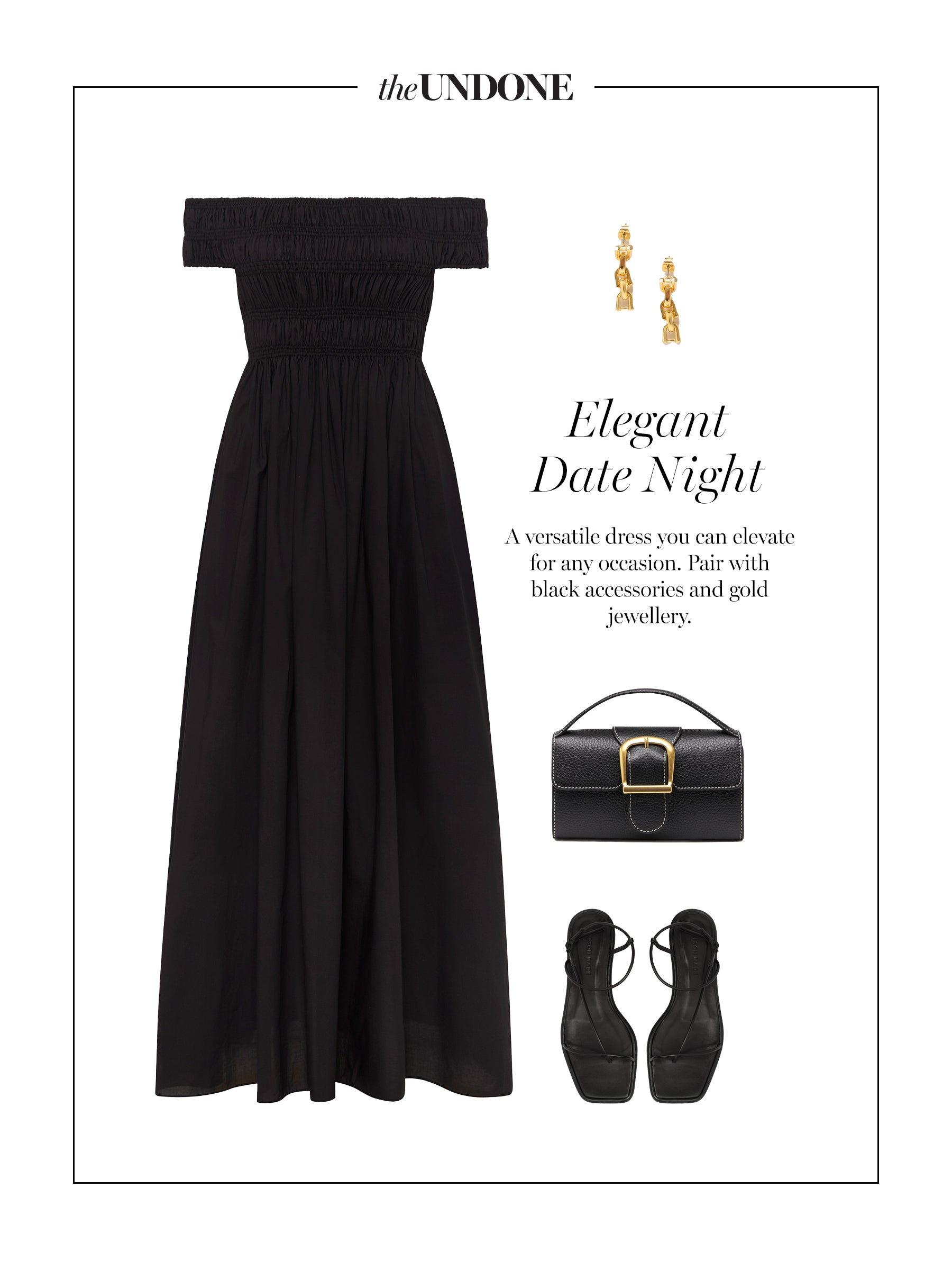 Elegant Date Night Outfit Idea | The UNDONE
