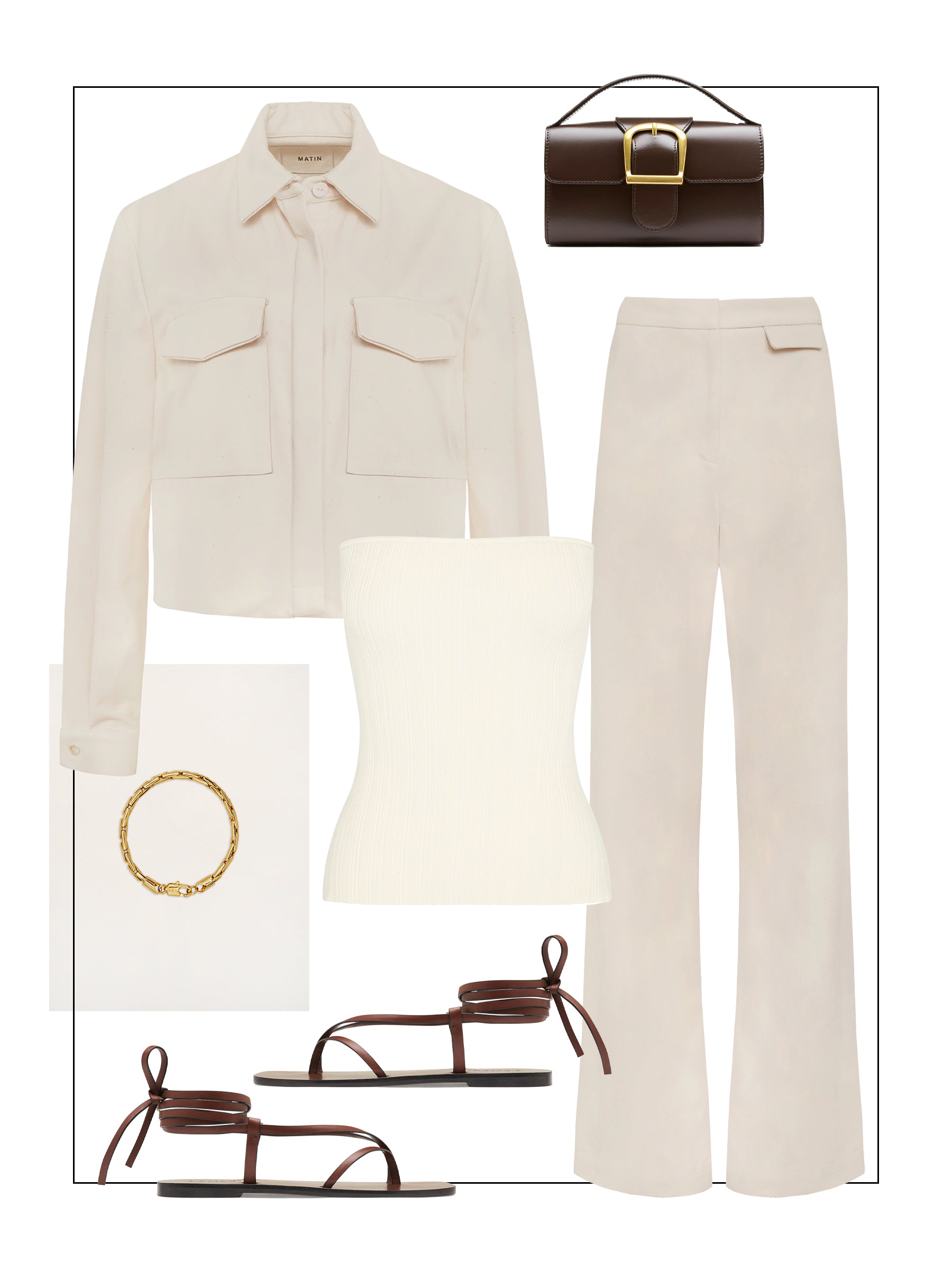 Neutral jacket and neutral trousers
